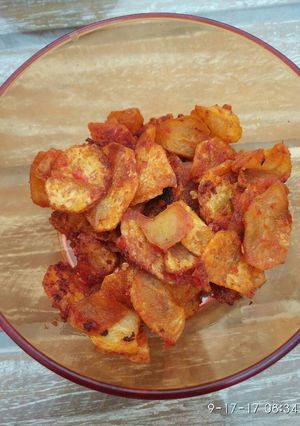 Foto resep Kentang goreng bumbu merah