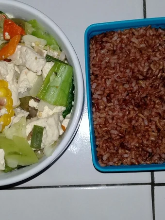 Langkah Mudah untuk Menyiapkan Resep Diet Nasi merah // Tumis ruwet yang Menggugah Selera Anti Ribet, Mantap