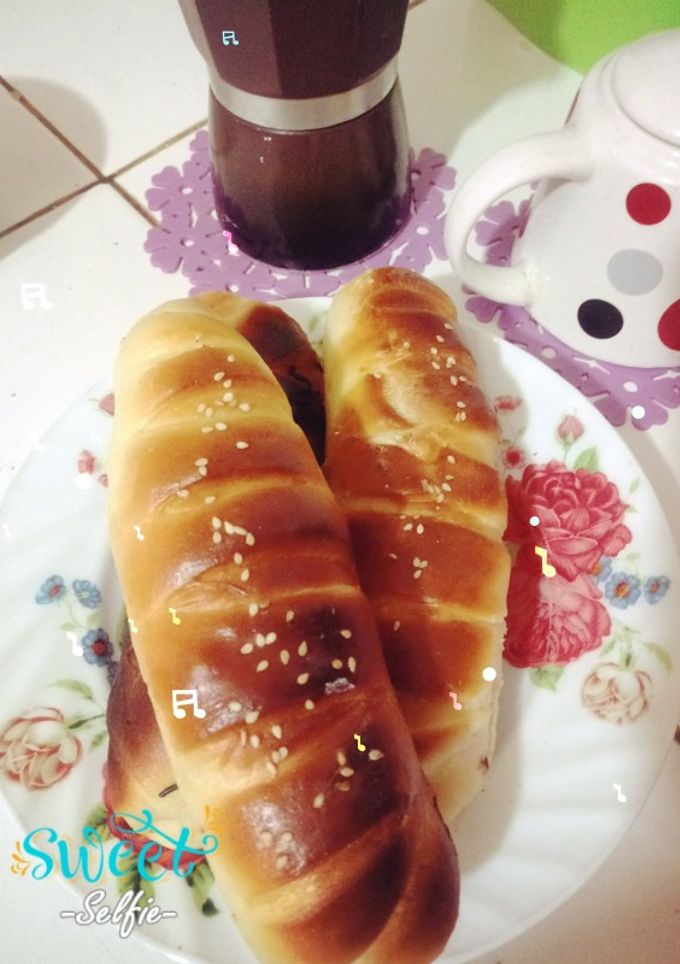 صورة لوصفة بريوش محشي بنوتيلا 🍫🍫 شوكولاته طلي 🍫🍫😜