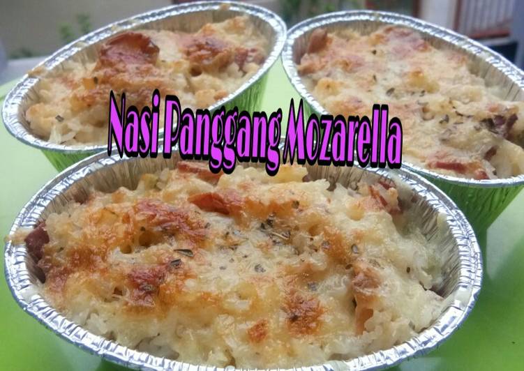 Nasi panggang mozarella