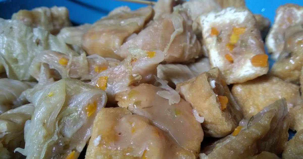 Resep Tahu Somay Gubis Sosis Sayur Oleh Nila Badiatul Fauziyah Cookpad