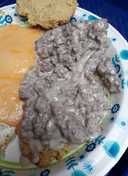 Low-carb Biscuits and Gravy