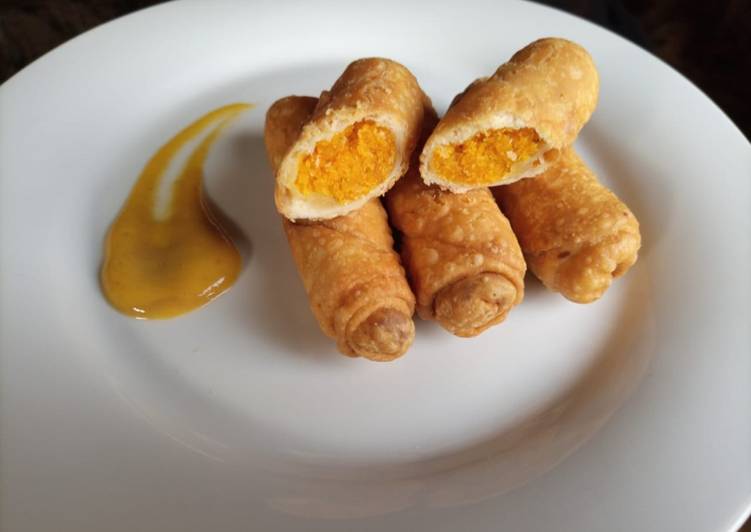 Recipe of Ultimate Mango rolls