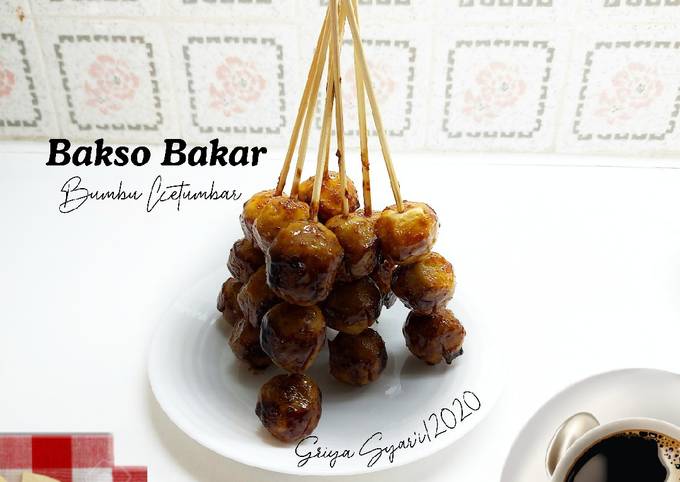 Resep Bakso Bakar Bumbu Ketumbar, Lezat Sekali