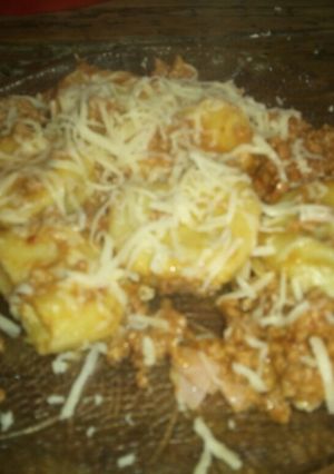 Una foto de Sorrentinos de paleta y queso
