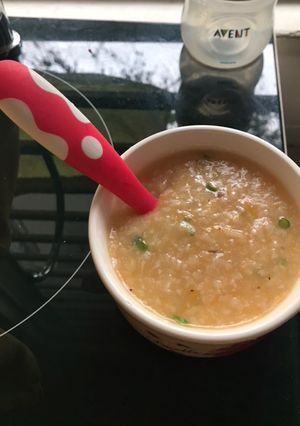 Hình của món Cháo mực cho bé +11m.