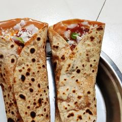 Paneer veg Frankie A picture of Paneer veg Frankie.