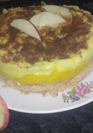 A picture of Healthy Mix Fruit Semolina Cake Without Baking.