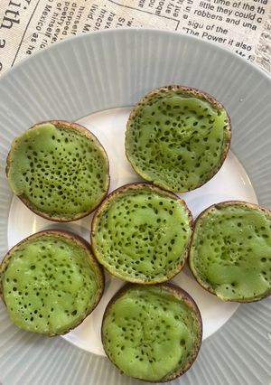 Foto resep Bika ambon pandan mini