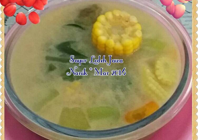 Bahan Sayur Lodeh Jawa | Cara Bikin Sayur Lodeh Jawa Yang Enak Dan Mudah