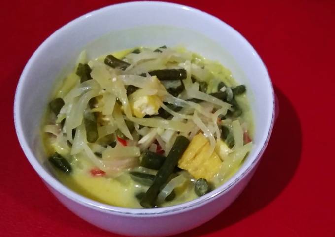 Sayur Sambal Goreng Tahu labu siam