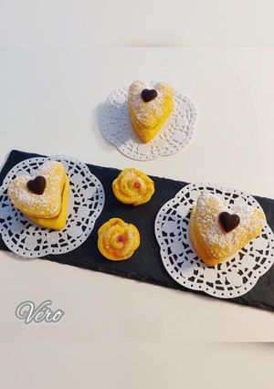 Une photo de Feuilleté aux framboises