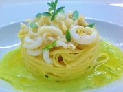 A picture of courgettes cut