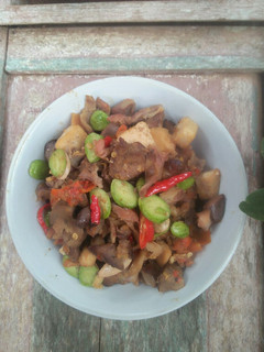 Foto resep Sambal ati ayam dan petai