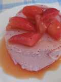 No-bake, No-crust Strawberry Cheese Cake