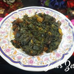 Malabar Spinach Fry A picture of Malabar Spinach Fry.