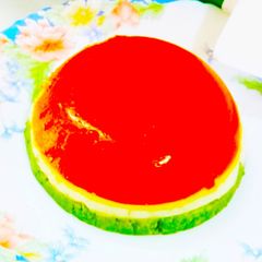 A picture of Orange Coconut Peas Pudding.