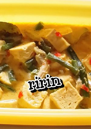 Foto resep Gulai tahu kacang panjang teri