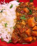 Chickpea and sweet potato curry