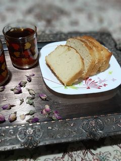 عکسی از دستور کیک صبحانه نارگیلی