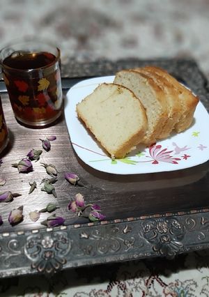 عکسی از دستور کیک صبحانه نارگیلی