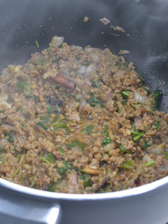 A picture of Keema Pulao / Keema Biryani.