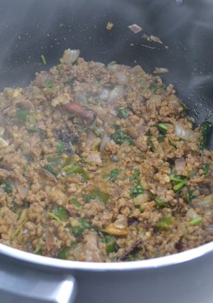 A picture of Keema Pulao / Keema Biryani.