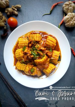 Foto resep Cumi dan Jagung Saus Padang