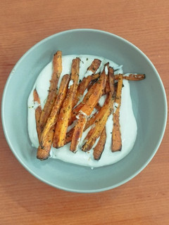 Una foto de Zanahorias con base de ricotta