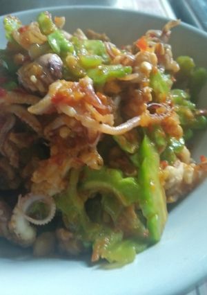 Foto resep Pare cumi pedas