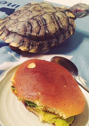 Hình của món Pancake nhân bơ.