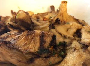 Foto de Cogumelos Pleurotus grelhados #cogumelos #pleurotus