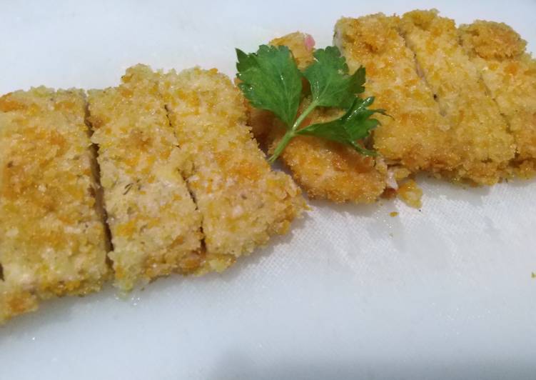 Cara Membuat Tempe Katsu Simple no egg Istimewa