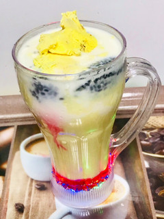 A picture of Khoya Custard milkshake.