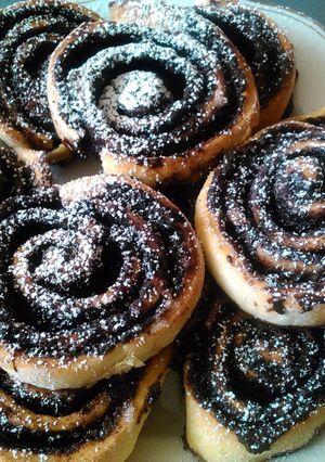 Kakaós csiga recept fotója