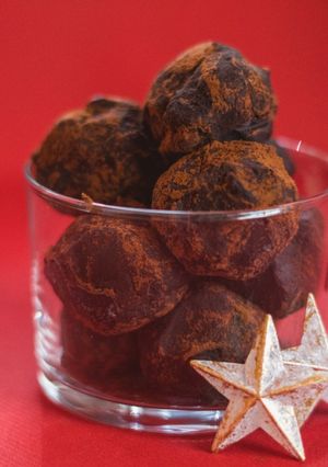 Une photo de Truffes au chocolat (sans gluten)
