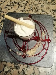 Una foto de Mousse de queso