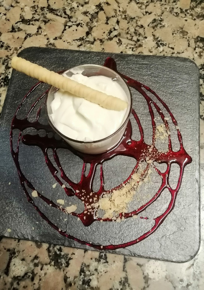 Una foto de Mousse de queso