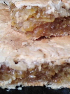 Una foto de Torta de boniatos y manzana