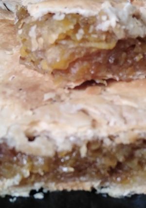 Una foto de Torta de boniatos y manzana