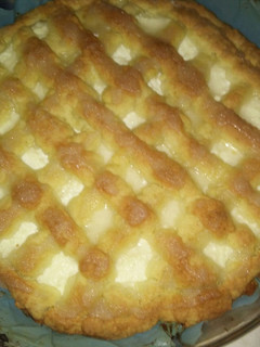 Una foto de Tarta de ricota y dulce de leche