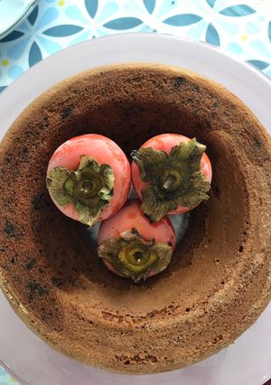 Foto di Ciambella di cachi e cioccolato