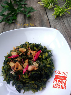 Foto resep Oseng Daun Pepaya Jepang