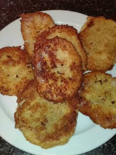 Una foto de Tortitas de patatas con queso