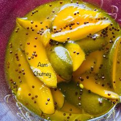 A picture of Bengali Aam chutney.