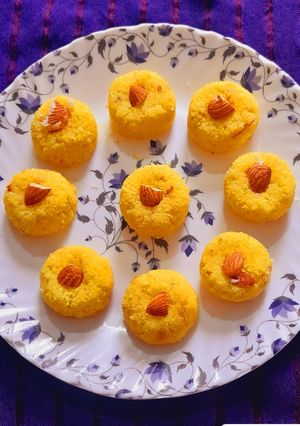 फटे हुए दूध से बना पेड़ा रेसिपी मुख्य फोटो