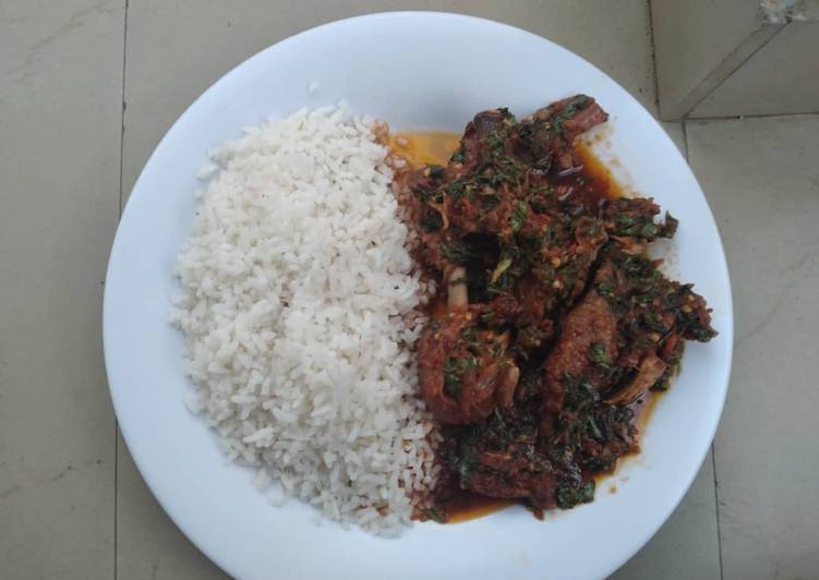 Recipe of Homemade Rice and stew