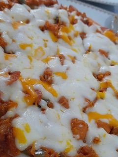 عکسی از دستور پیتزا مرغ و قارچ