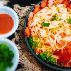 A picture of 🍝 Chilli Garlic Hakka Noodle!🍝.