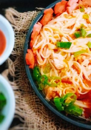 A picture of 🍝 Chilli Garlic Hakka Noodle!🍝.
